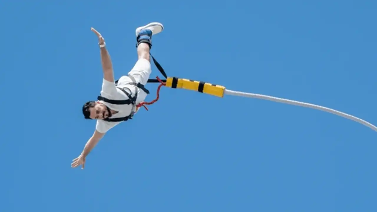 Bungee Jump at Verzasca Dam