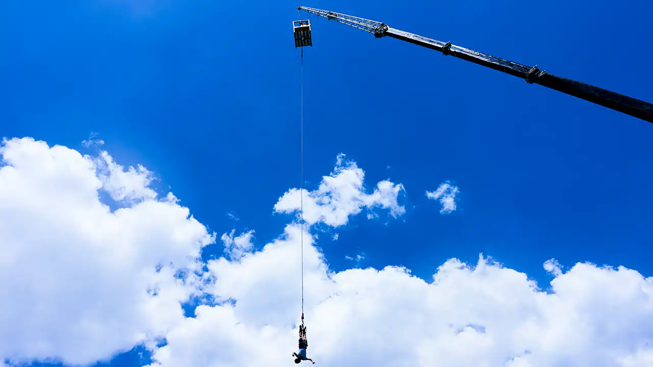 Bungee Jumping at Macau Tower