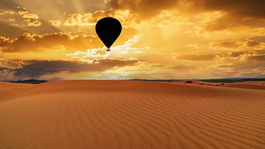 Hot Air Balloon in Dubai Desert