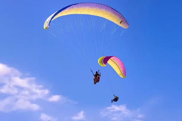 Paragliding Over Lake Annecy