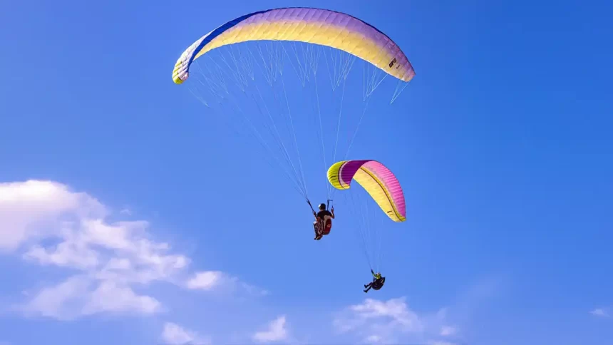 Paragliding Over Lake Annecy