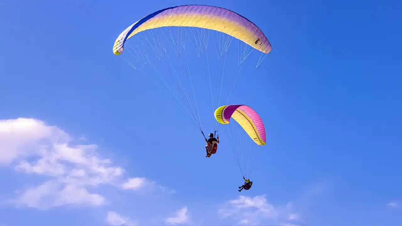 Paragliding Over Lake Annecy