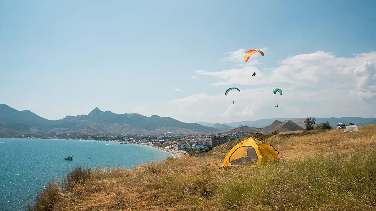 Paragliding in Castelluccio