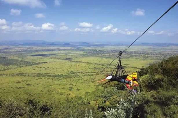 Zip Lining Adventure at Sun City, South Africa