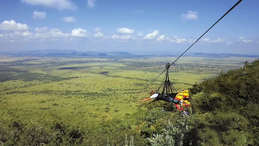 Zip Lining Adventure at Sun City, South Africa