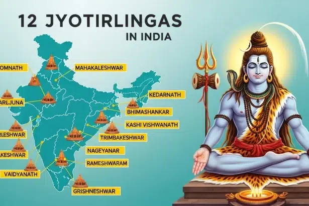 Most famous 12 Jyotirlingas in India with Names and Places
