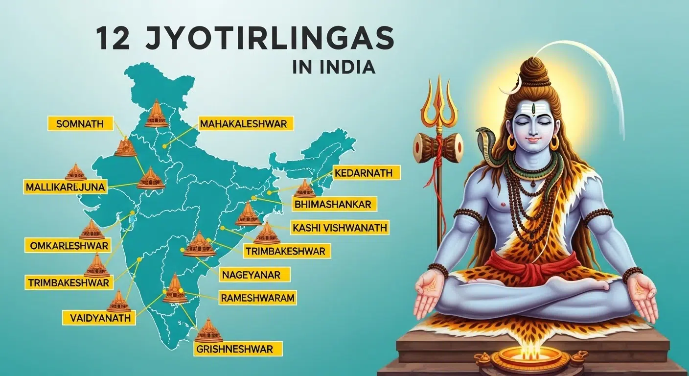 Most famous 12 Jyotirlingas in India Travel Guide
