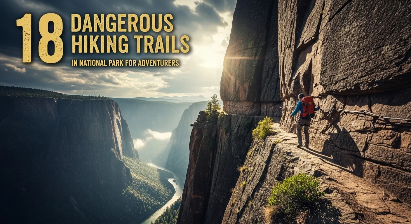 18 Most Dangerous Hiking Trails in National Parks Across The Globe