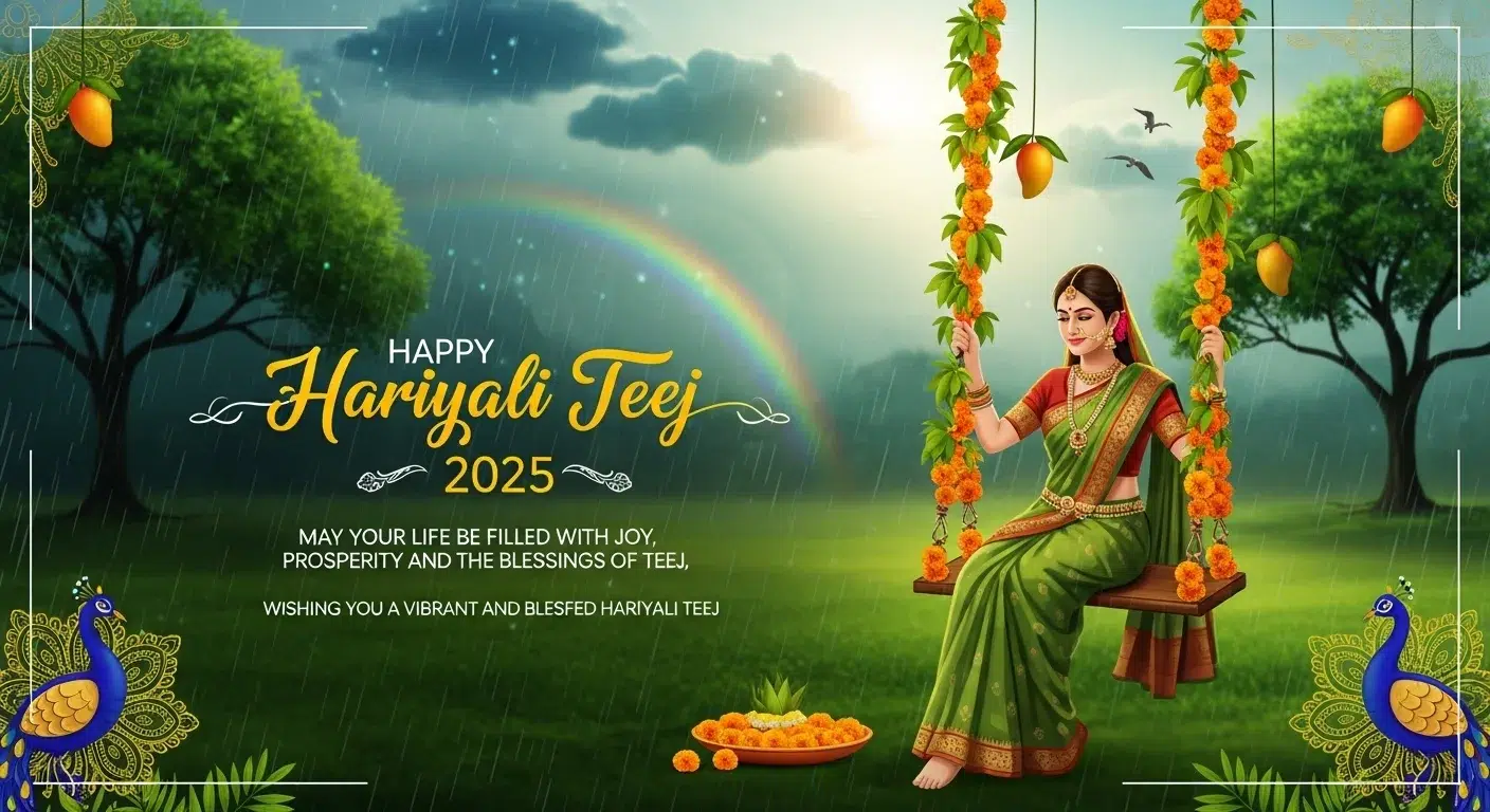 Hariyali Teej 2025 Images for Social Media