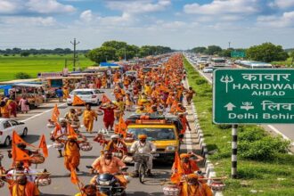 Kanwar Yatra 2025 Delhi to Haridwar Route