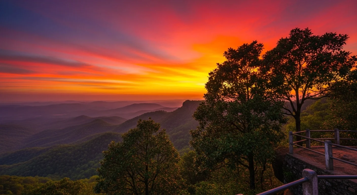 Magnolia Point – Breathtaking Sunset View - Netarhat