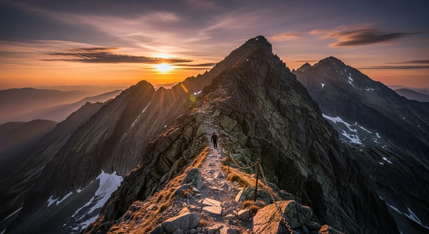 Most Dangerous Hiking Trail - Tatra Ridge Trail – Tatra National Park, Slovakia-Poland