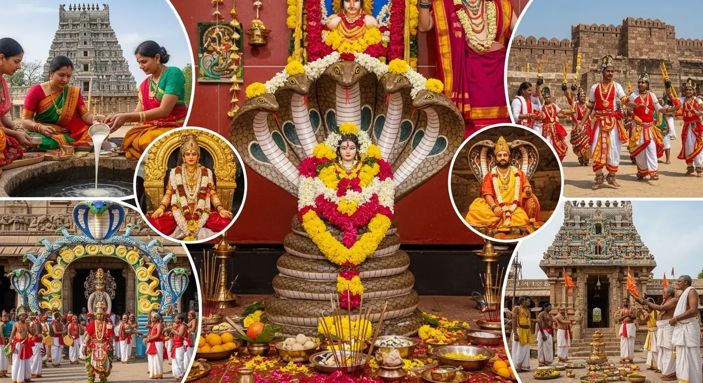 Nag Panchami Celebrations Across India Regional Traditions