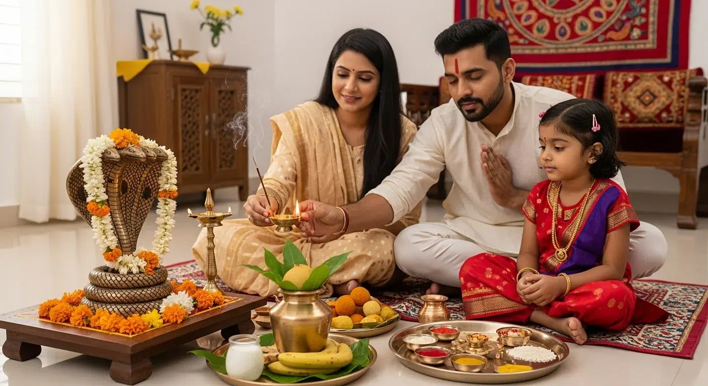 Nag Panchami Puja Vidhi Simple Rituals for Home Worship