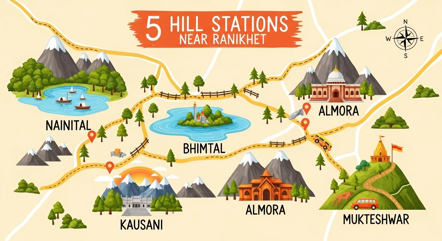 Top 5 Hill Stations Near Ranikhet For Your Next Getaway