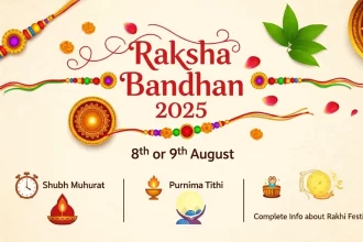 When is Raksha Bandhan 2025 on 8th or 9th August, Shubh Muhurat, Purnima Tithi & Complete Info about Rakhi Festival