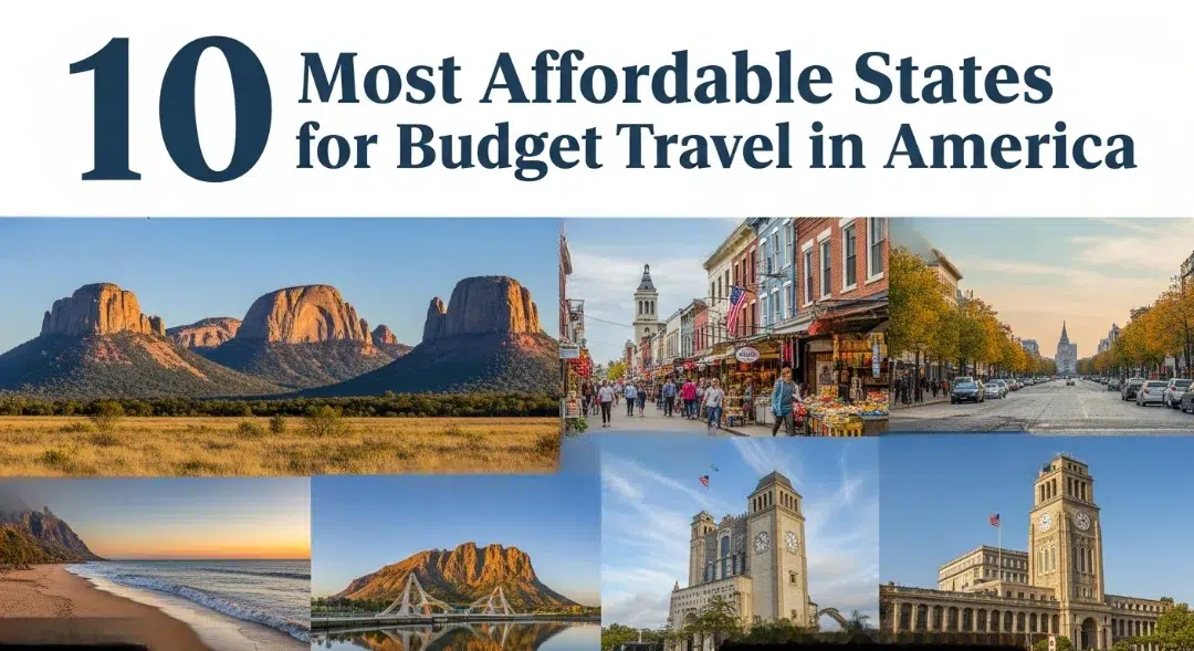 10 Most Affordable States for Budget Travel in America