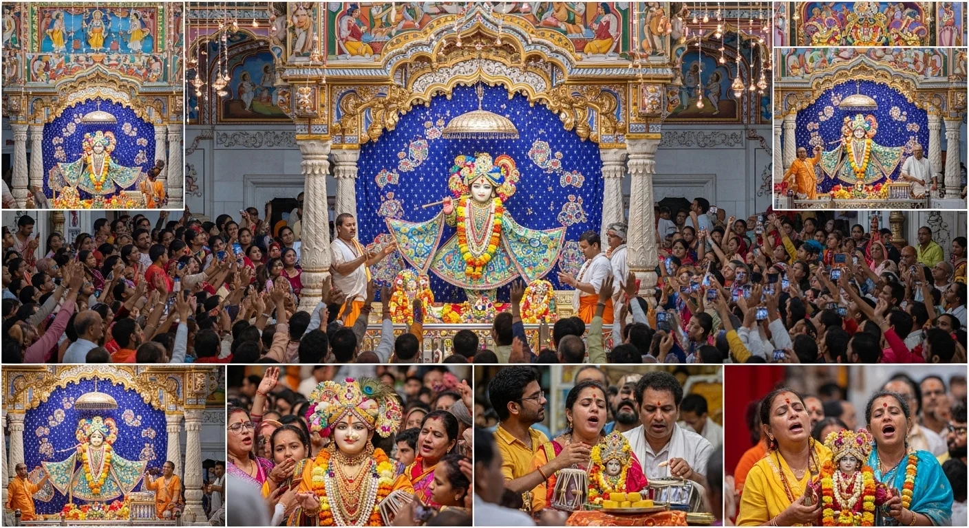 Banke Bihari Temple - The Spiritual Atmosphere During Janmashtami