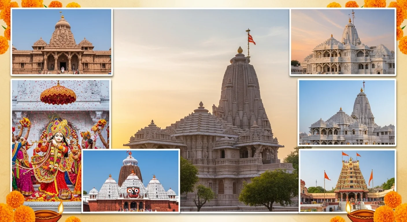 Best Krishna Temples to Visit in India for Janmashtami 2025