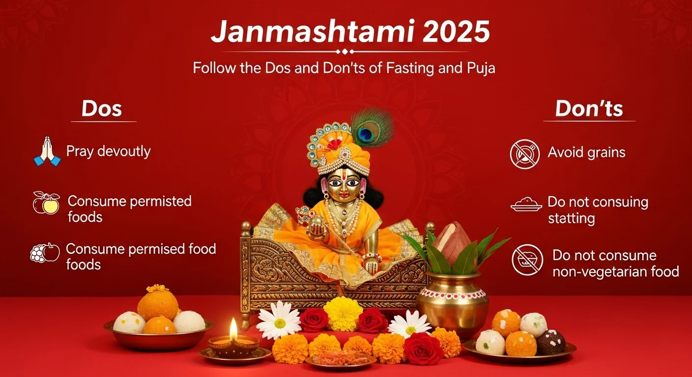 Celebrating Janmashtami 2025: Follow the Dos and Don'ts of Fasting and Puja