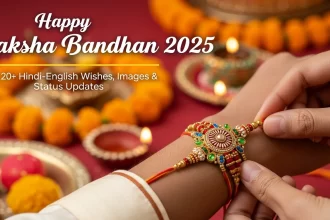 Happy Raksha Bandhan 2025 - Top 20+ Hindi-English Wishes, Images & Status Updates for Social Media.136Z