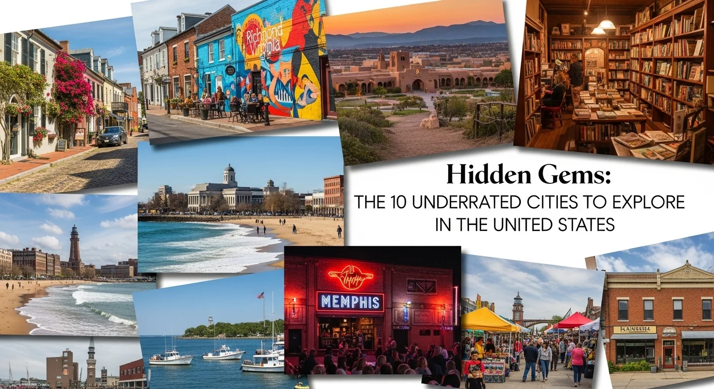 Hidden Gems The 10 Most Underrated Cities to Explore in the United States
