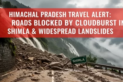 Himachal Pradesh Travel Alert - 500+ Roads Blocked by Cloudburst in Shimla & Widespread Landslides