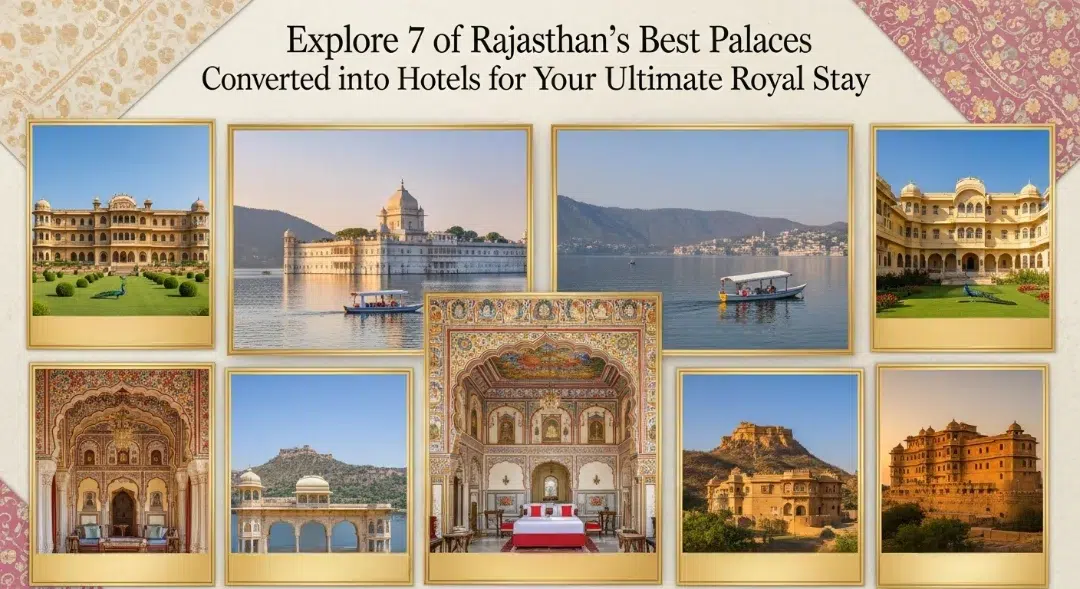 Live Like Royalty - Explore 7 of Rajasthan's Best Palaces Converted into Hotels for Your Ultimate Royal Stay