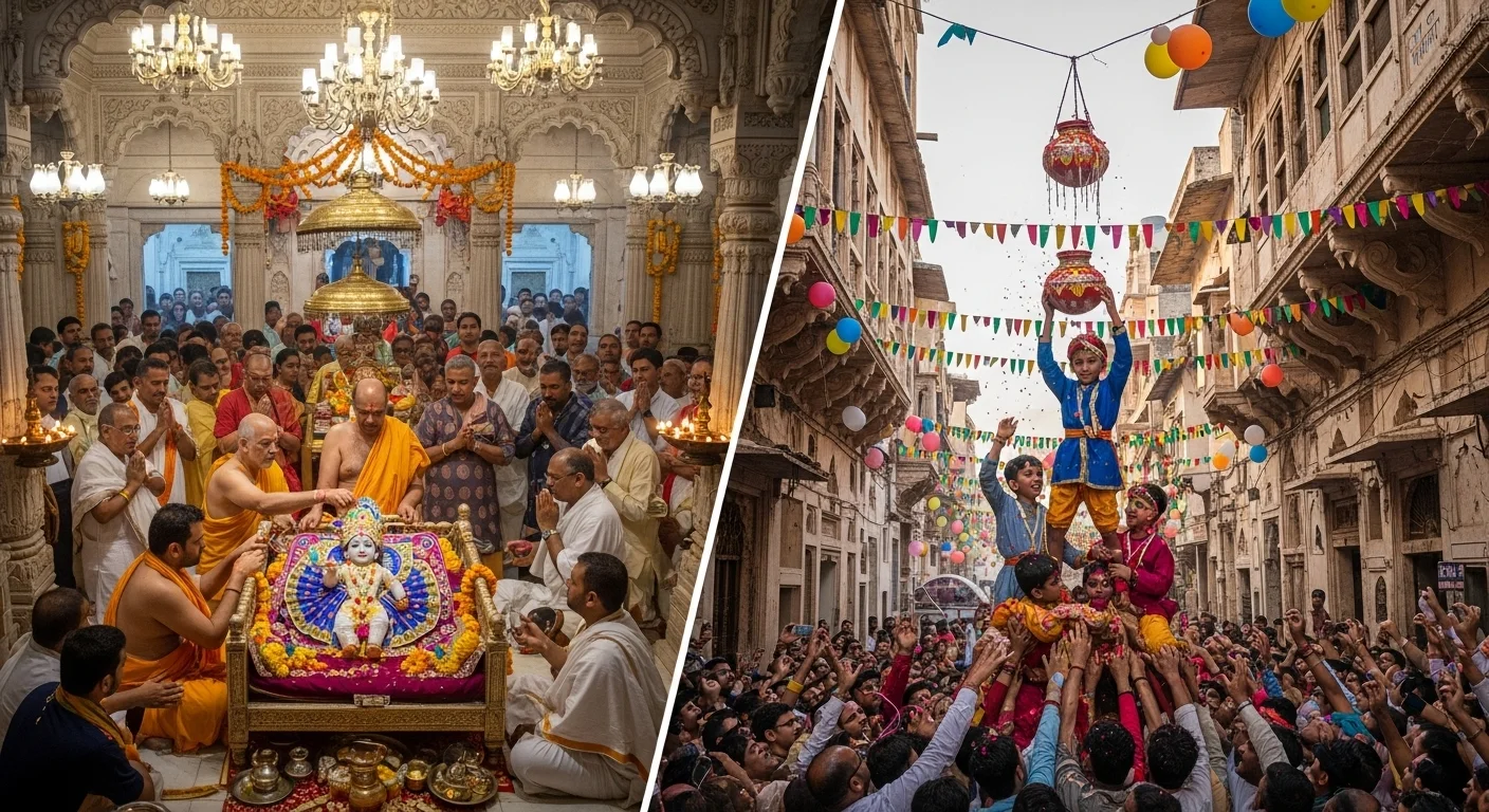 Mathura vs. Vrindavan- Why Janmashtami Celebrations Differ in Krishna’s Birthplace and Childhood City