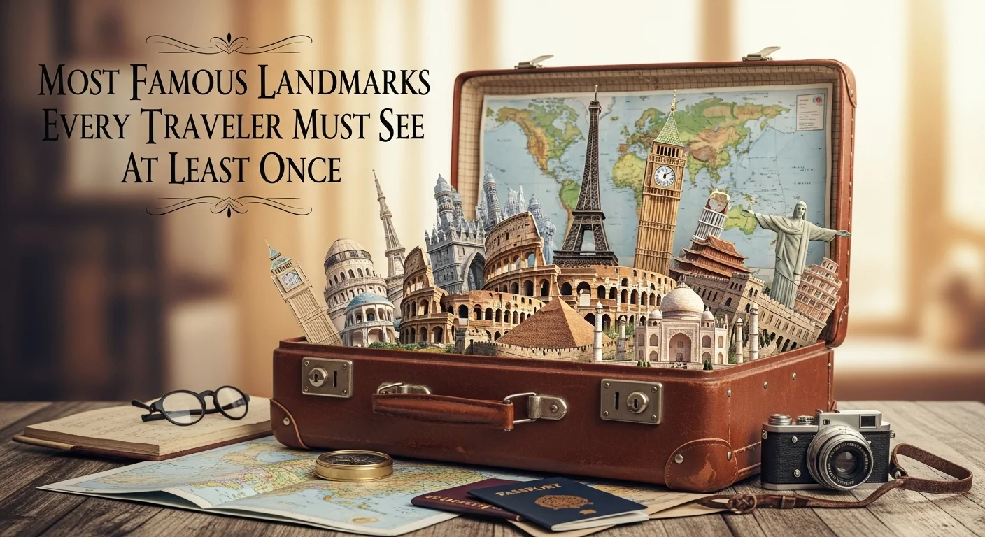 Most Famous Landmarks in a World Every Traveler Must See at Least Once