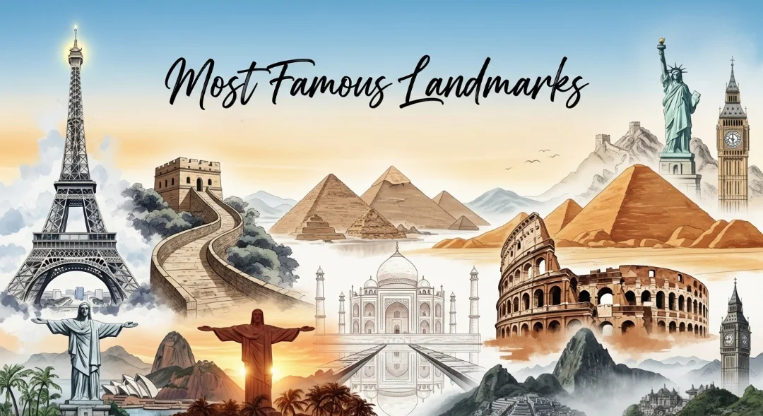 Most Famous Landmarks in a World Every Traveler Must See at Least Once