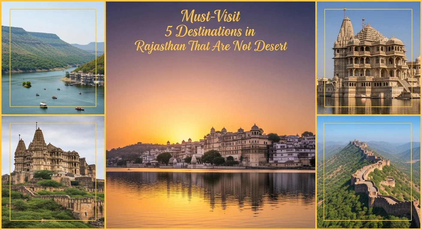 Must Visit 5 Destinations in Rajasthan That are Not Desert