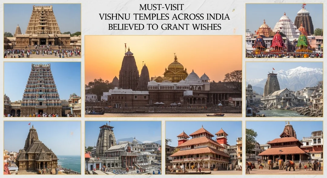 Must-Visit Best 7 Vishnu Temples Across India Believed to Grant Wishes