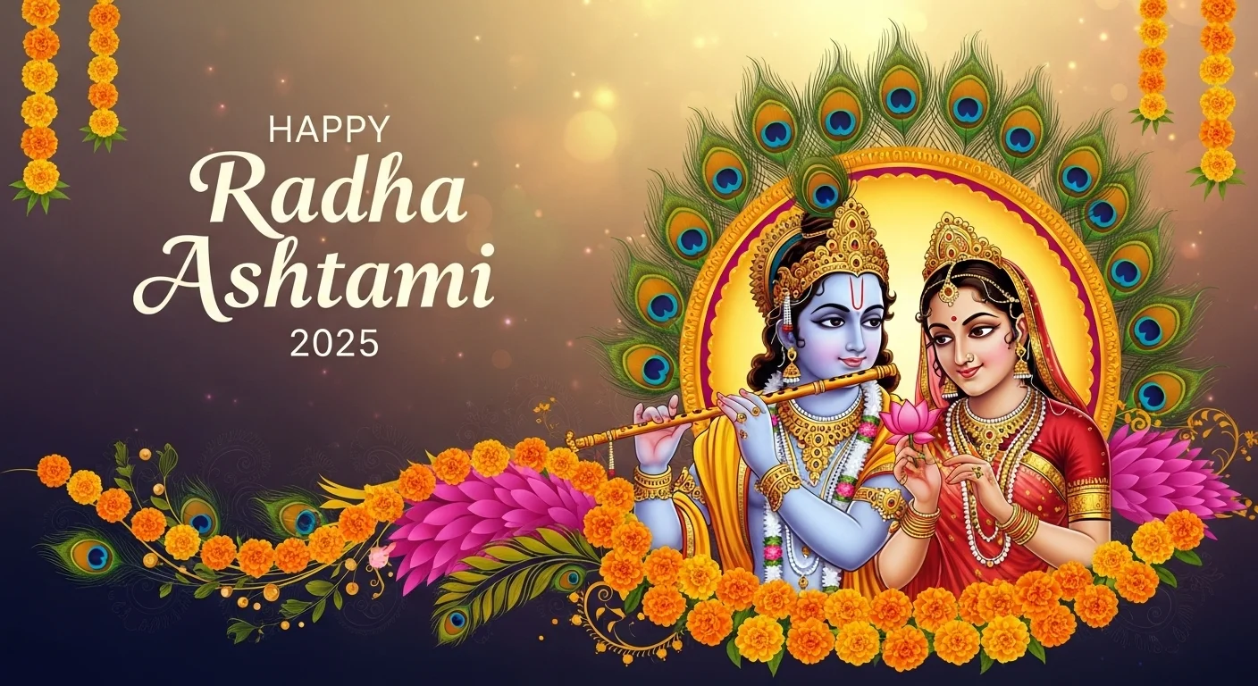 Radha Ashtami 2025 Quotes & Captions for Social Media (English)