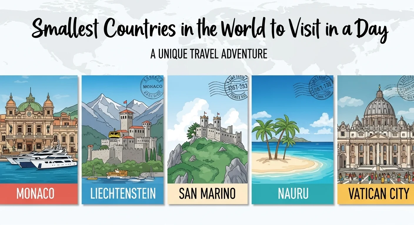 Tiny Treasures - The Smallest Countries in the World You Can Visit in a Day A Unique Travel Adventure