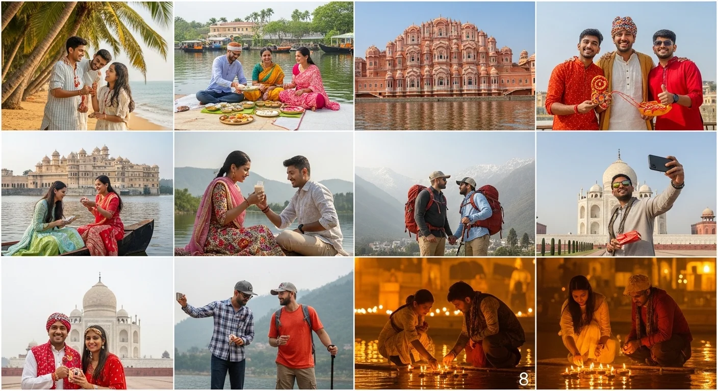Top 10 Indian Destinations for an Unforgettable Raksha Bandhan Trip with Your Siblings