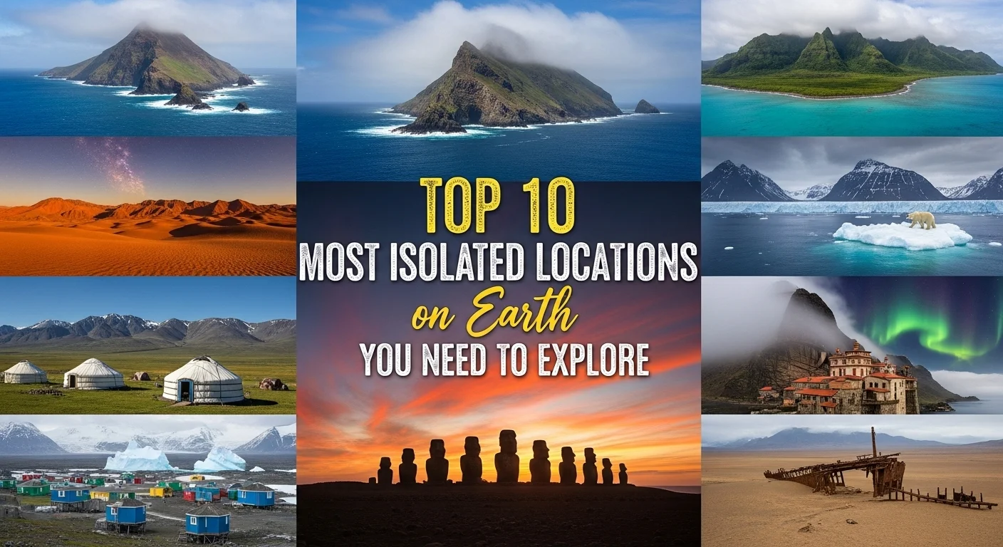 Top 10 Most Isolated Locations on Earth You Need to Explore
