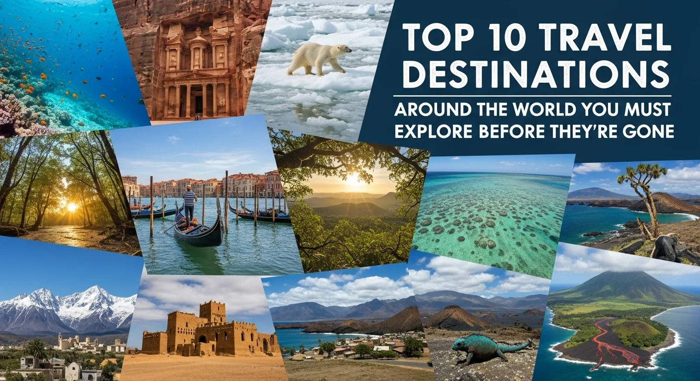 Top 10 Travel Destinations Around the World You Must Explore Before They’re Gone