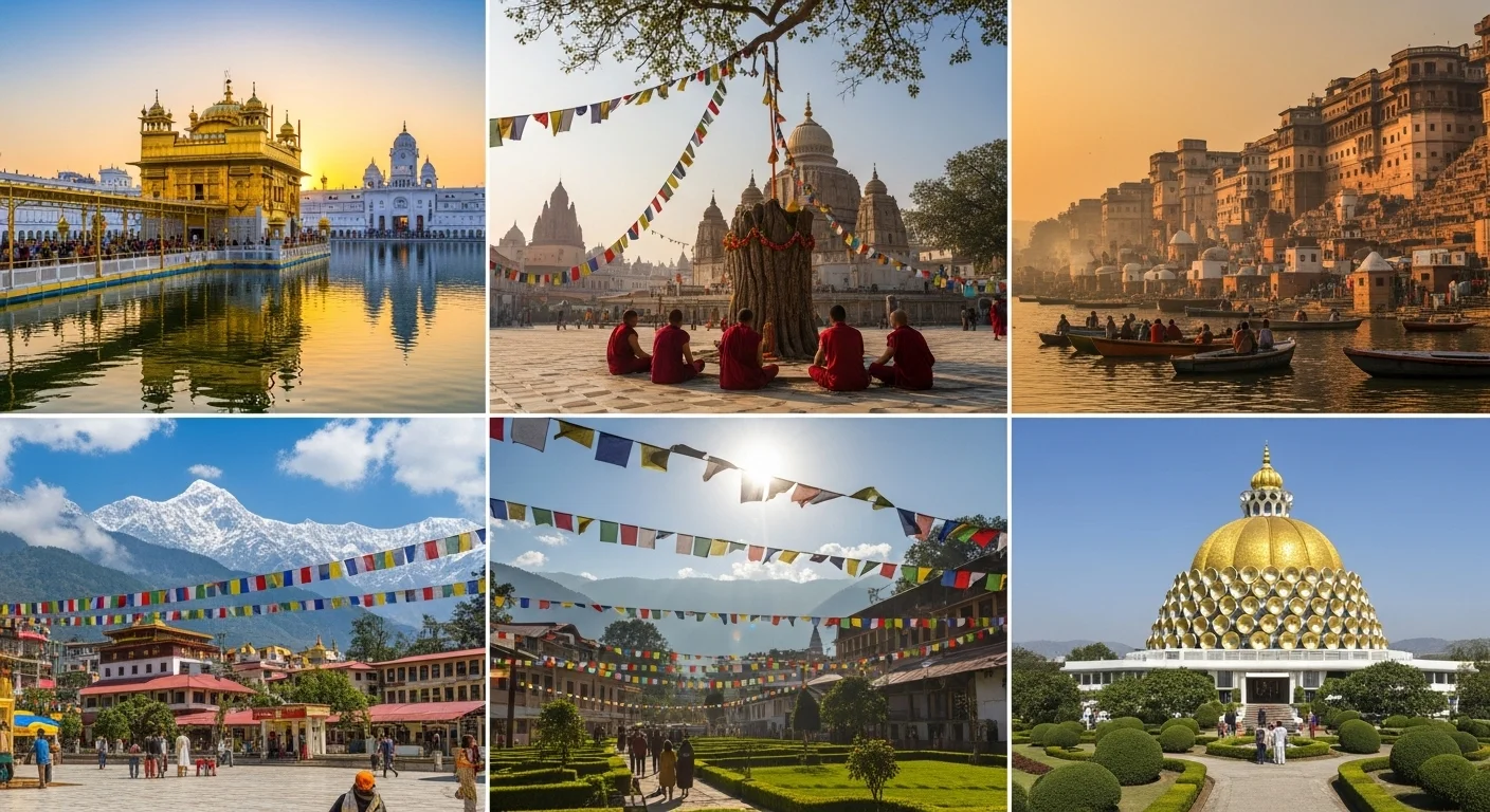 Top 6 Spiritual Places in India to Travel for Mindfulness and Inner Peace