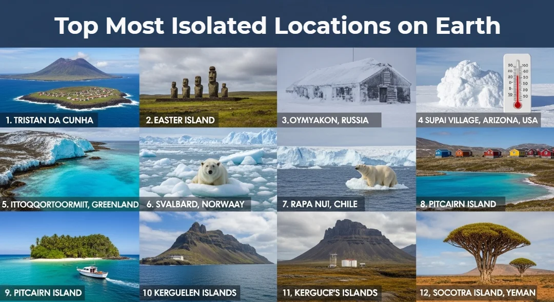 Top Most Isolated Locations on Earth You Need to Explore
