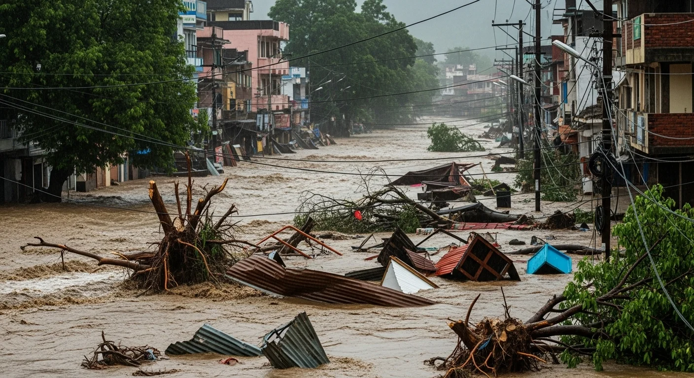 Transportation and Connectivity Interruptions - Dehradun Receives Heaviest Rainfall in 74 Years Pilgrimages Halted