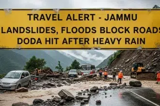 Travel Alert for Jammu - Landslides, Floods Block Roads; Doda Hit After Heavy Rain