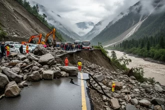 Urgent Uttarakhand Travel Alert Uttarkashi-Harsil Road Blocked by Cloudburst and Landslides, Rescue Efforts Underway