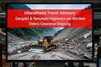 Uttarakhand Travel Advisory - Gangotri & Yamunotri Highways are Blocked Debris Clearance Ongoing