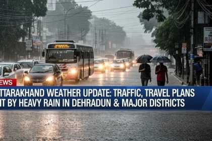 Uttarakhand Weather Update: Traffic, Travel Plans Hit by Heavy Rain in Dehradun and Major Districts