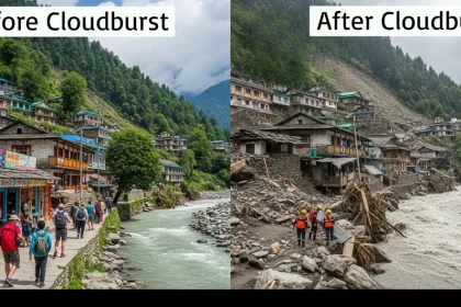Uttarkashi's Tragedy - A Look at Dharali Before and After the Cloudburst 2025 and its Implications on Tourism