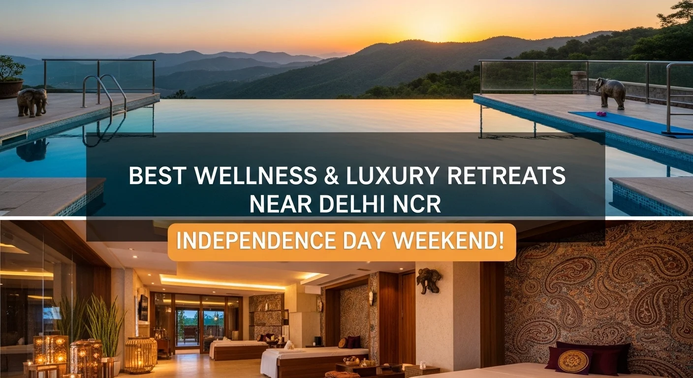 Visiting the Best Wellness and Luxury Retreats Near Delhi NCR for the Independence Day Weekend!