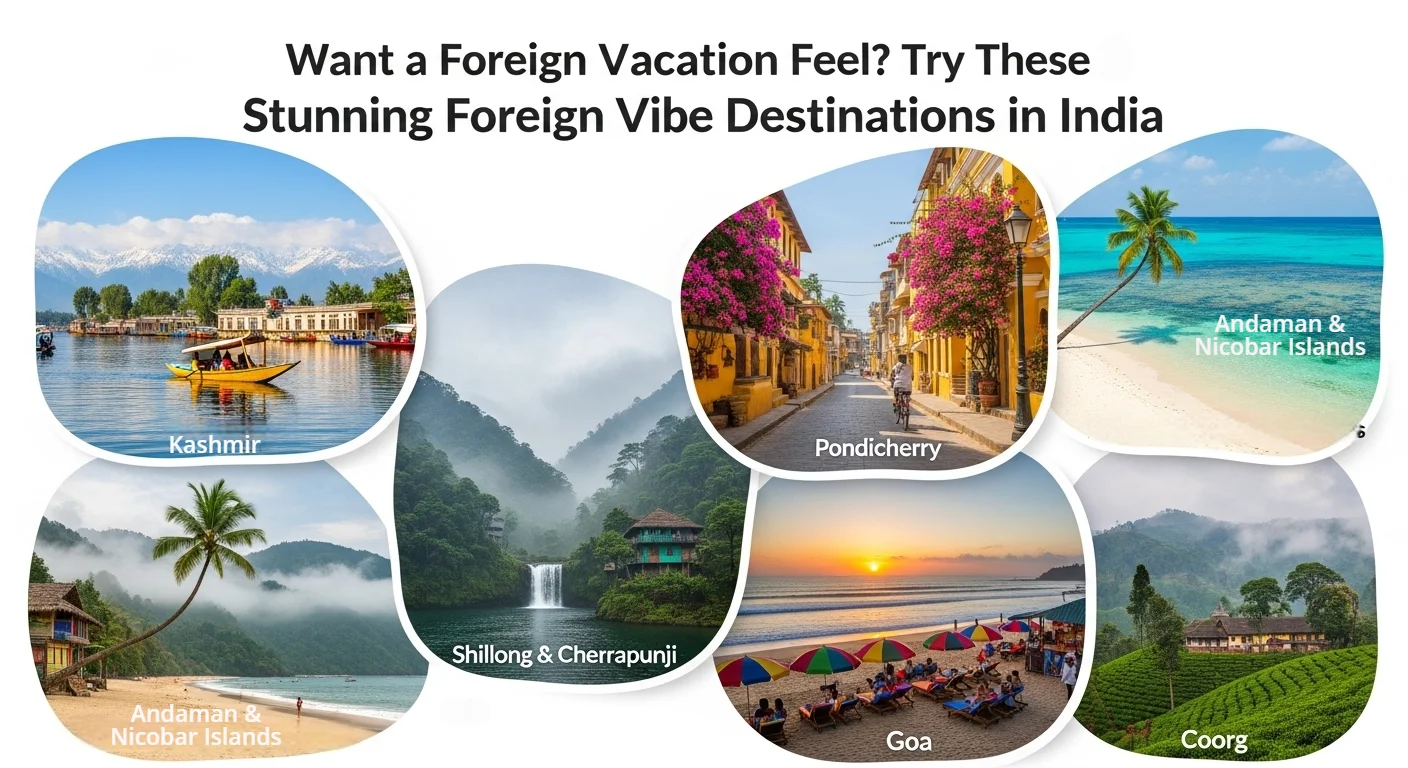 Want a Foreign Vacation Feel? Try These 6 Stunning Foreign Vibe Destinations in Indian