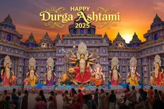 40+ Best Happy Durga Ashtami 2025 Wishes, Messages, Quotes & Greetings in English & Hindi to Share with Family & Friends - Outdoorkeeda