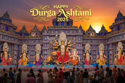 40+ Best Happy Durga Ashtami 2025 Wishes, Messages, Quotes & Greetings in English & Hindi to Share with Family & Friends - Outdoorkeeda
